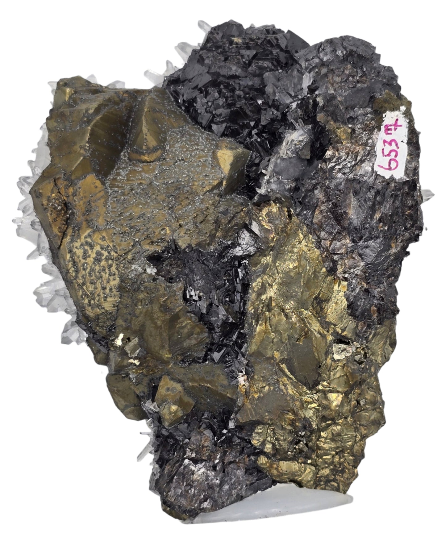 CHALCOPYRITE, SPHALERITE, QUARTZ CABINET