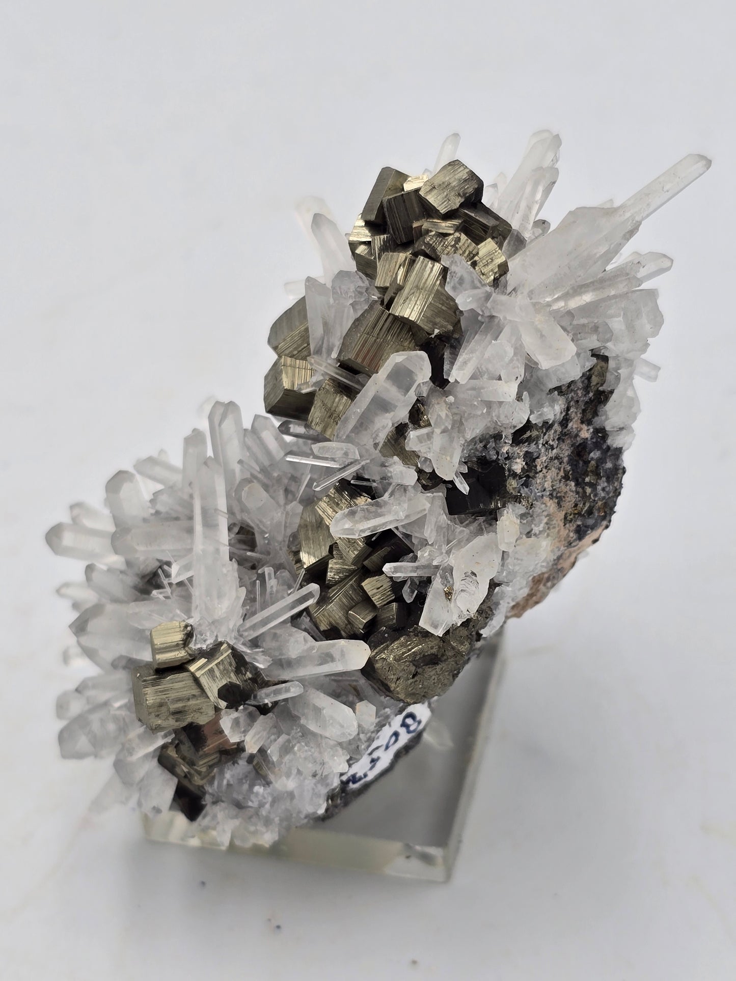 QUARTZ with PYRITE (small cabinet)
