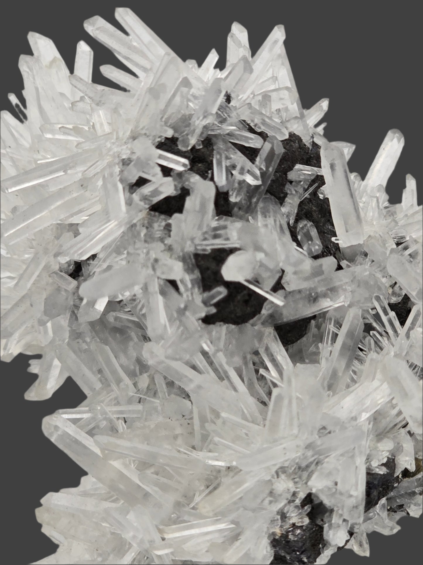 CHALCOPYRITE with QUARTZ and MANGANO CALCITE SMALL CABINET