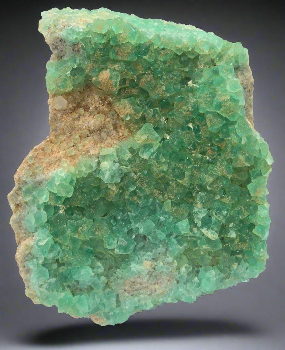FLUORITE LIGHT GREEN (FLUORINE) RARE cabinet