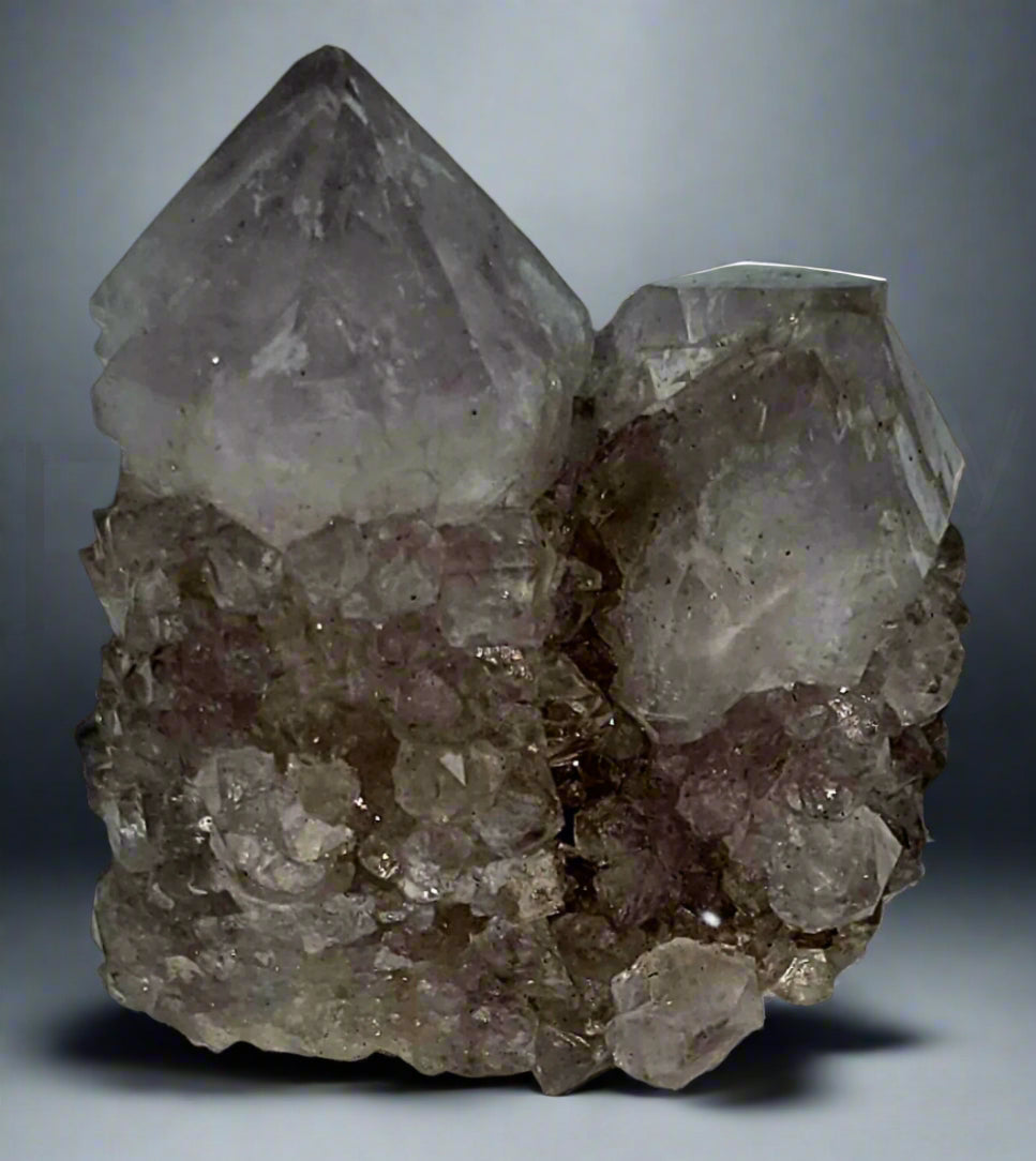 QUARTZ, Amethyst rose, Cactus - miniature