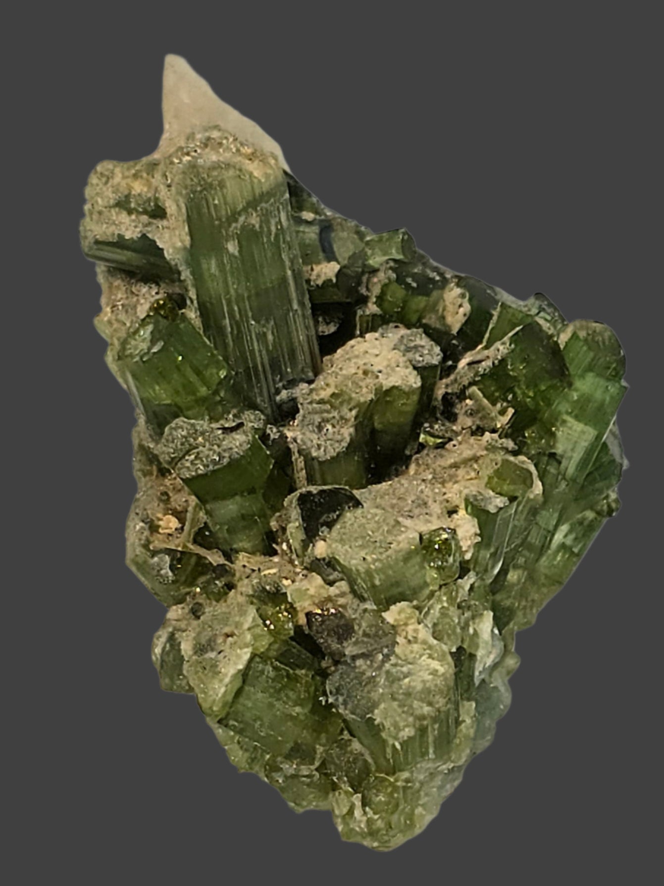 TOURMALINE on QUARTZ miniature