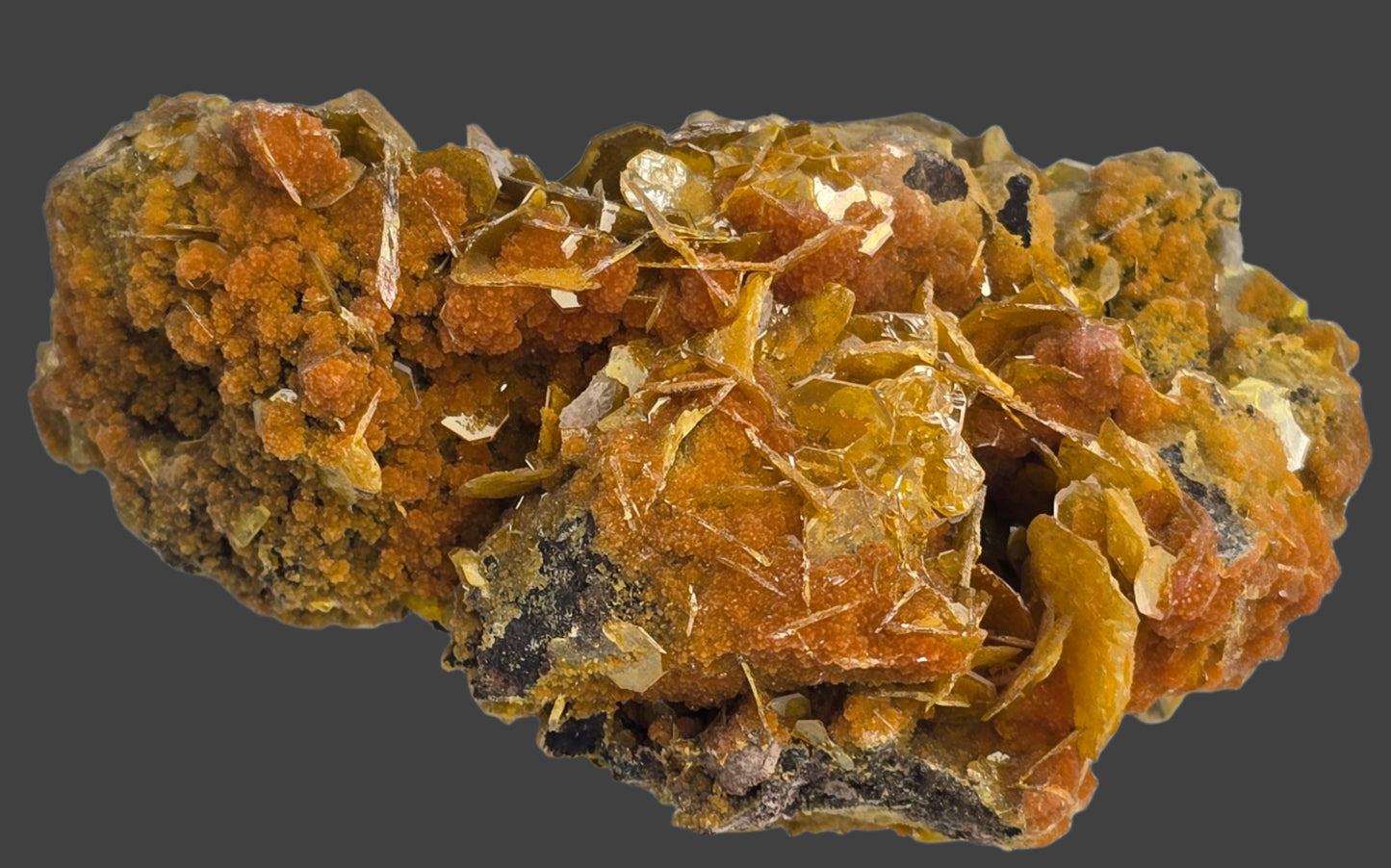 WULFENITE and MIMETITE (small cabinet)