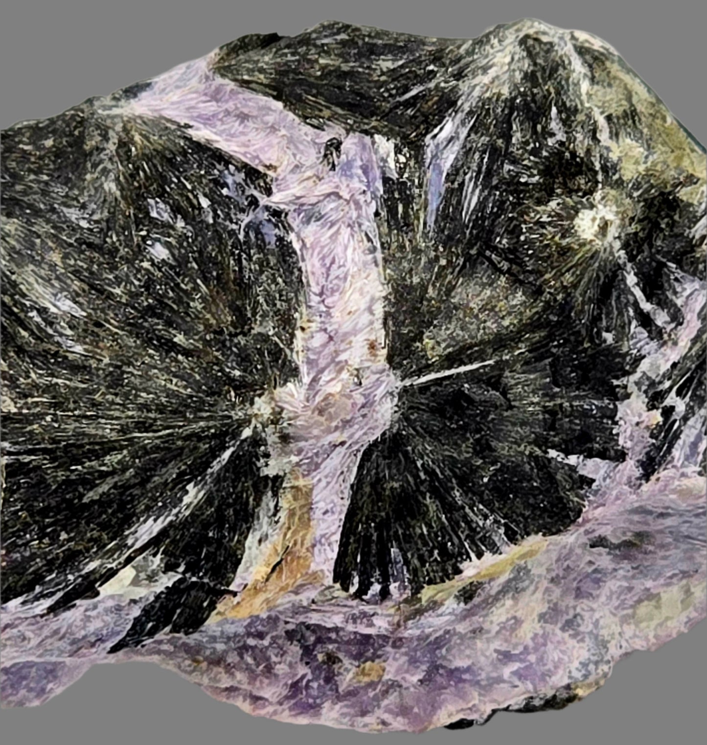 CHAROITE with AEGIRINE MINIATURE