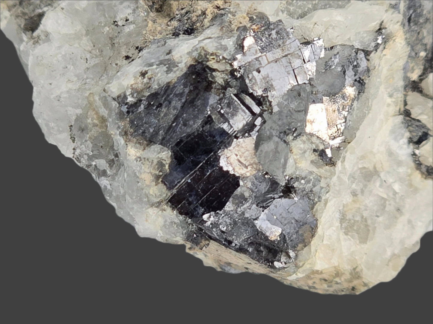 GALENA with QUARTZ (small cabinet)