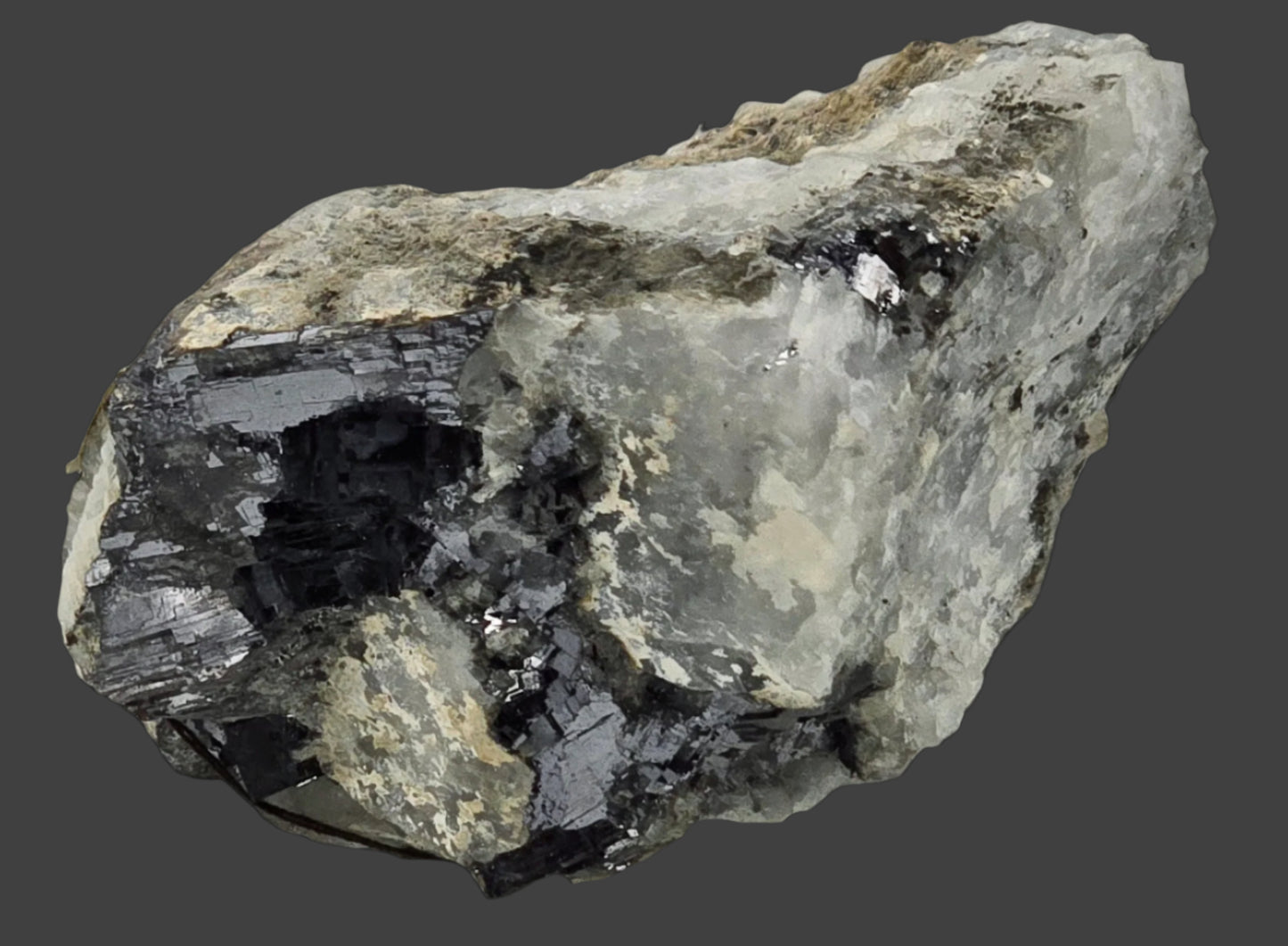 GALENA with QUARTZ (small cabinet)