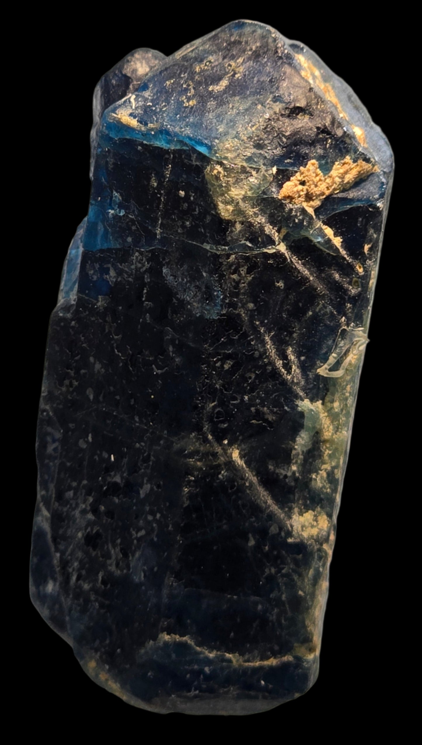 FLUORAPATITE (RARE BLUE VARIETY) (small cabinet)