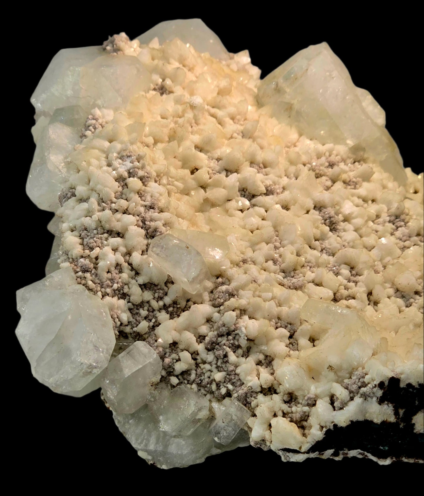 APOPHILLITE with STILBITE (LARGE CABINET)