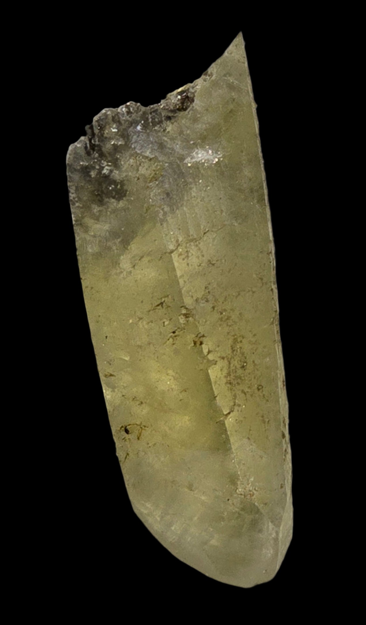 QUARTZ crystal with SPHALERITE (miniature)