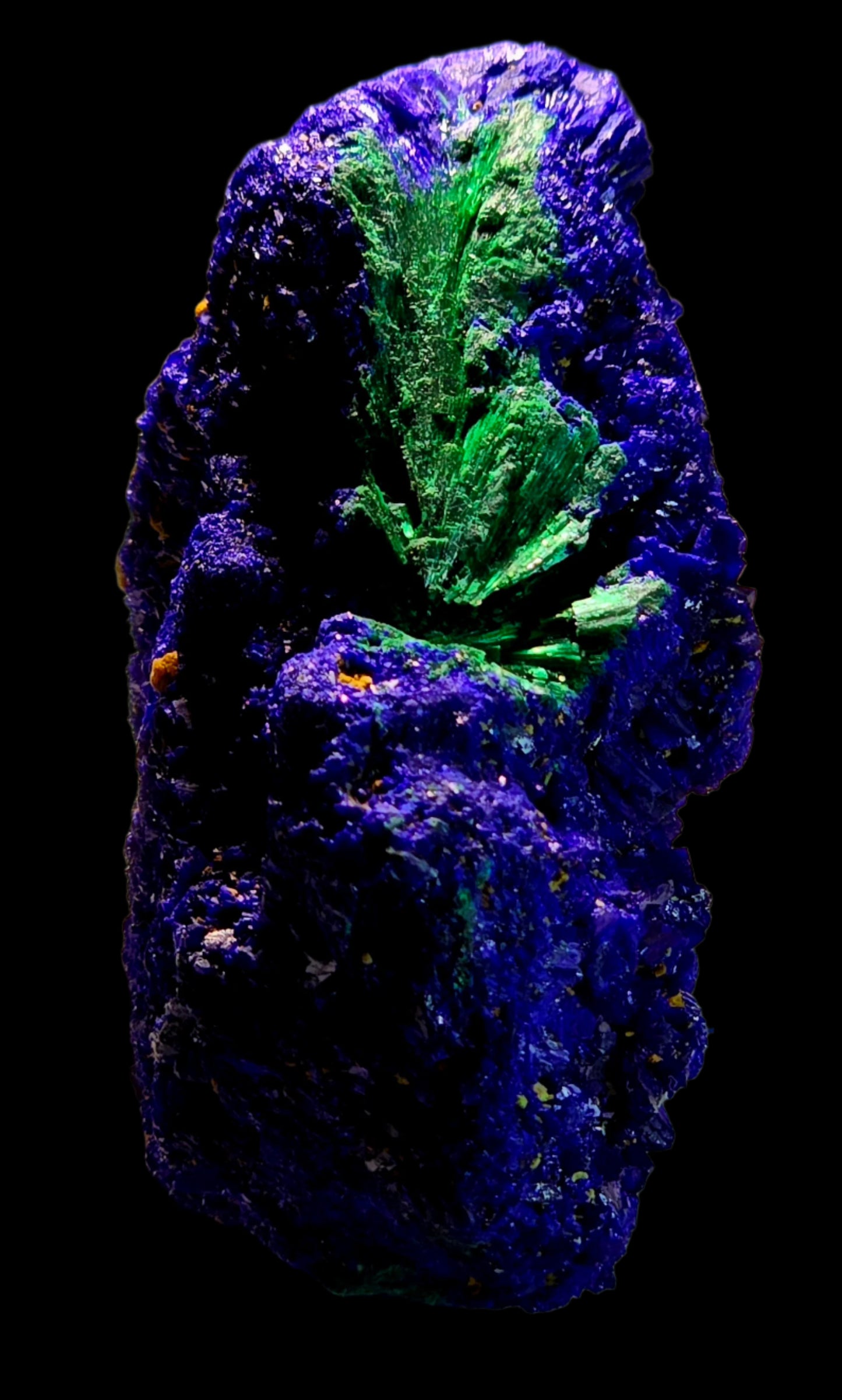 AZURITE with MALACHITE (miniature)