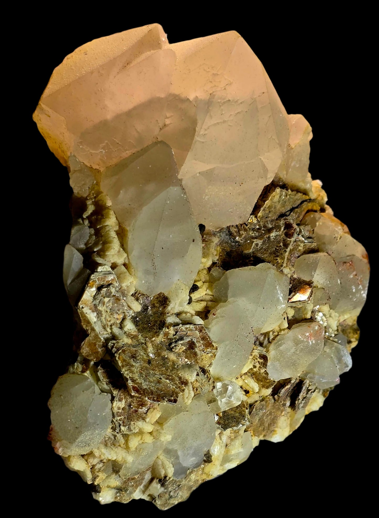 TOPAZ with QUARTZ and MUSCOVITE (small cabinet)