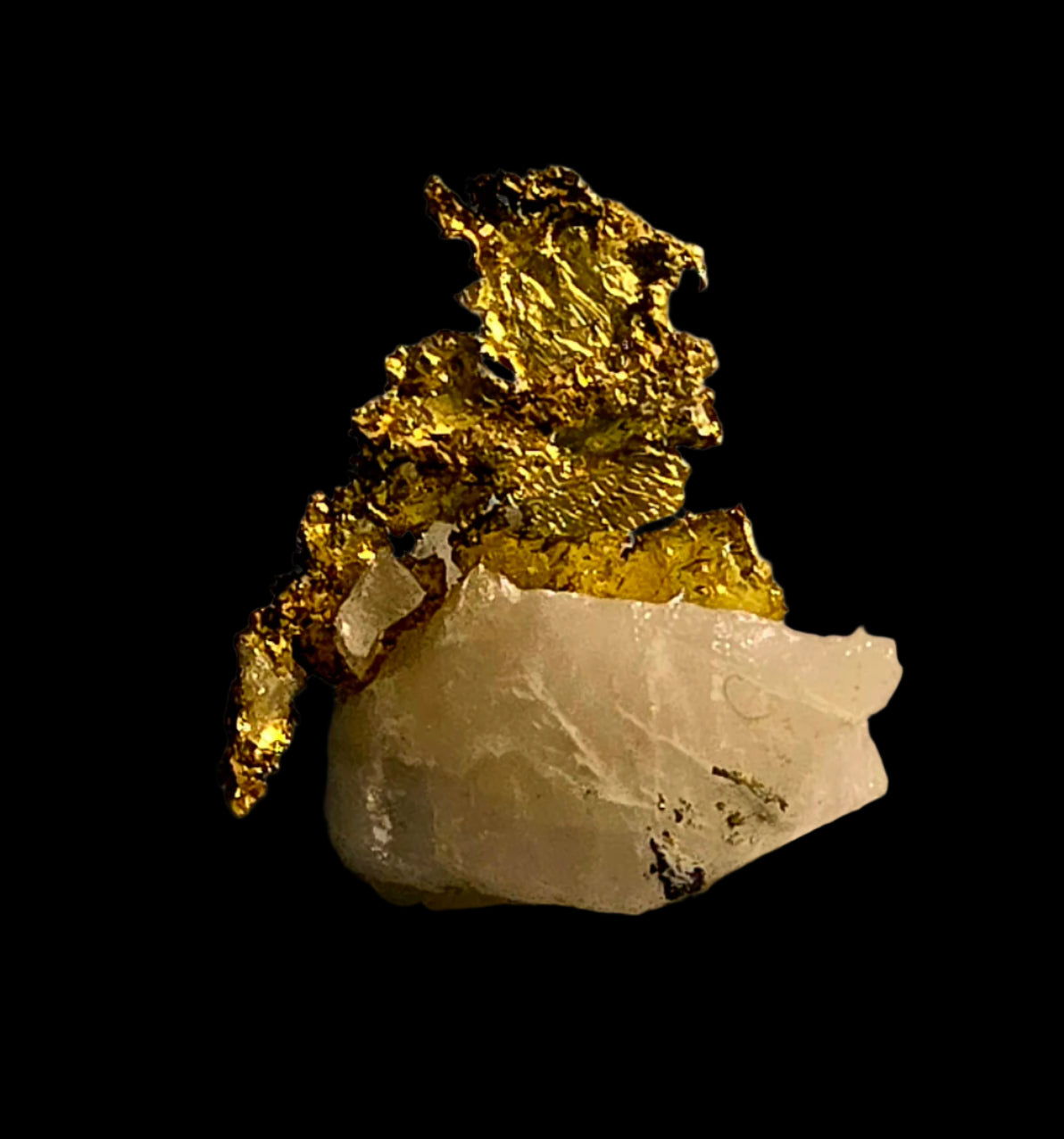 GOLD on QUARTZ