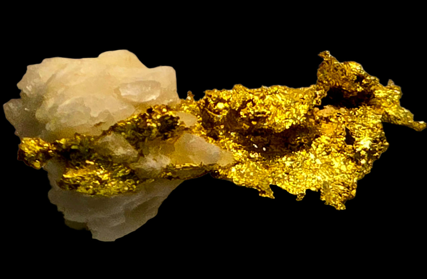 GOLD on QUARTZ