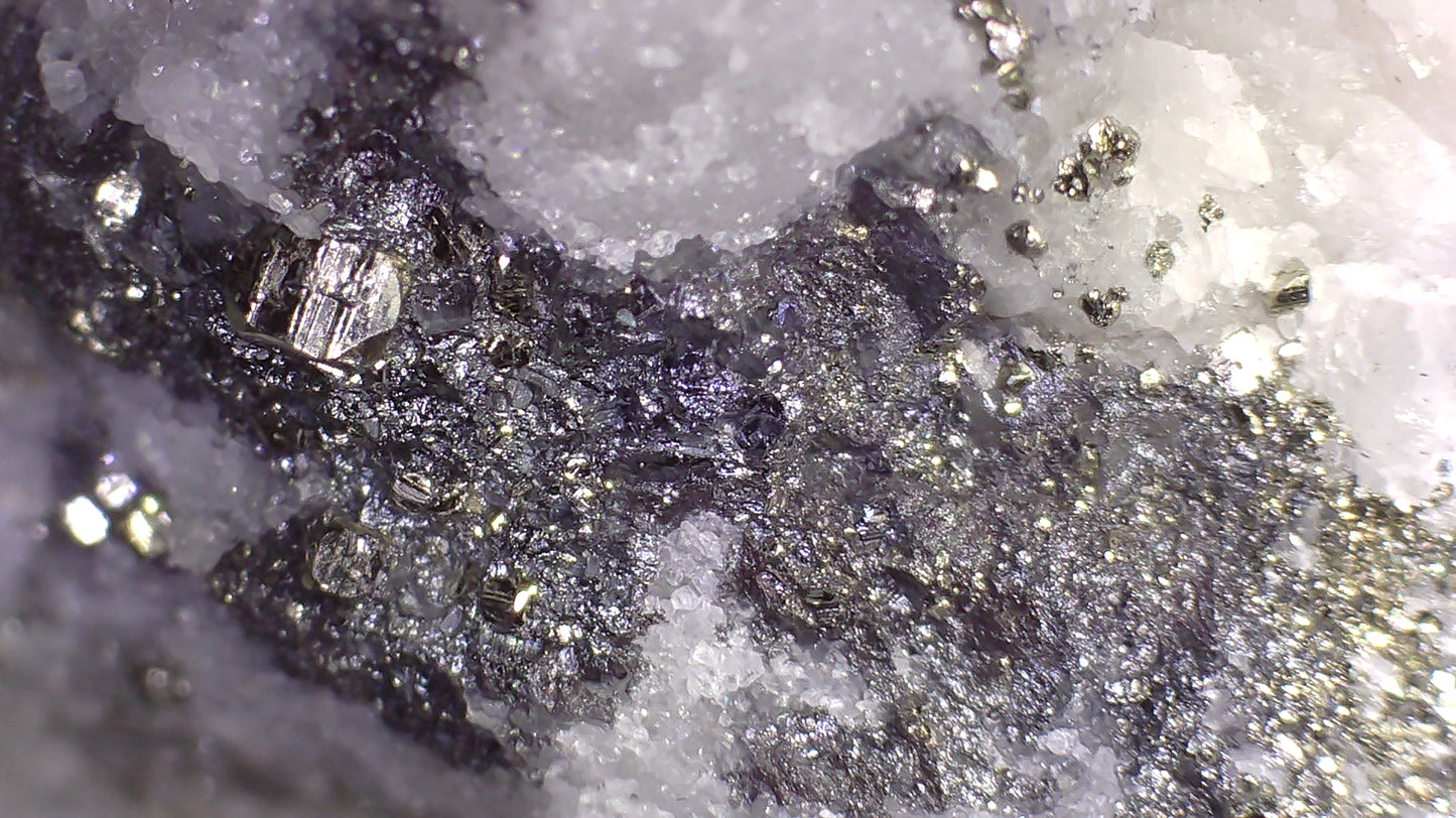 DUFRENOYSITE, BAUMHAUERITE with REALGAR (micro and miniature)