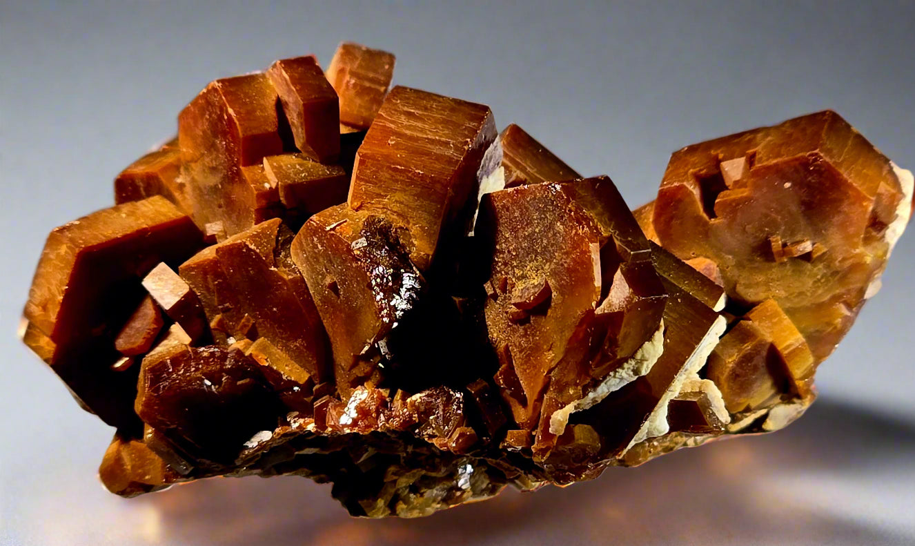 VANADINITE (miniature) largest crystal 15 mm