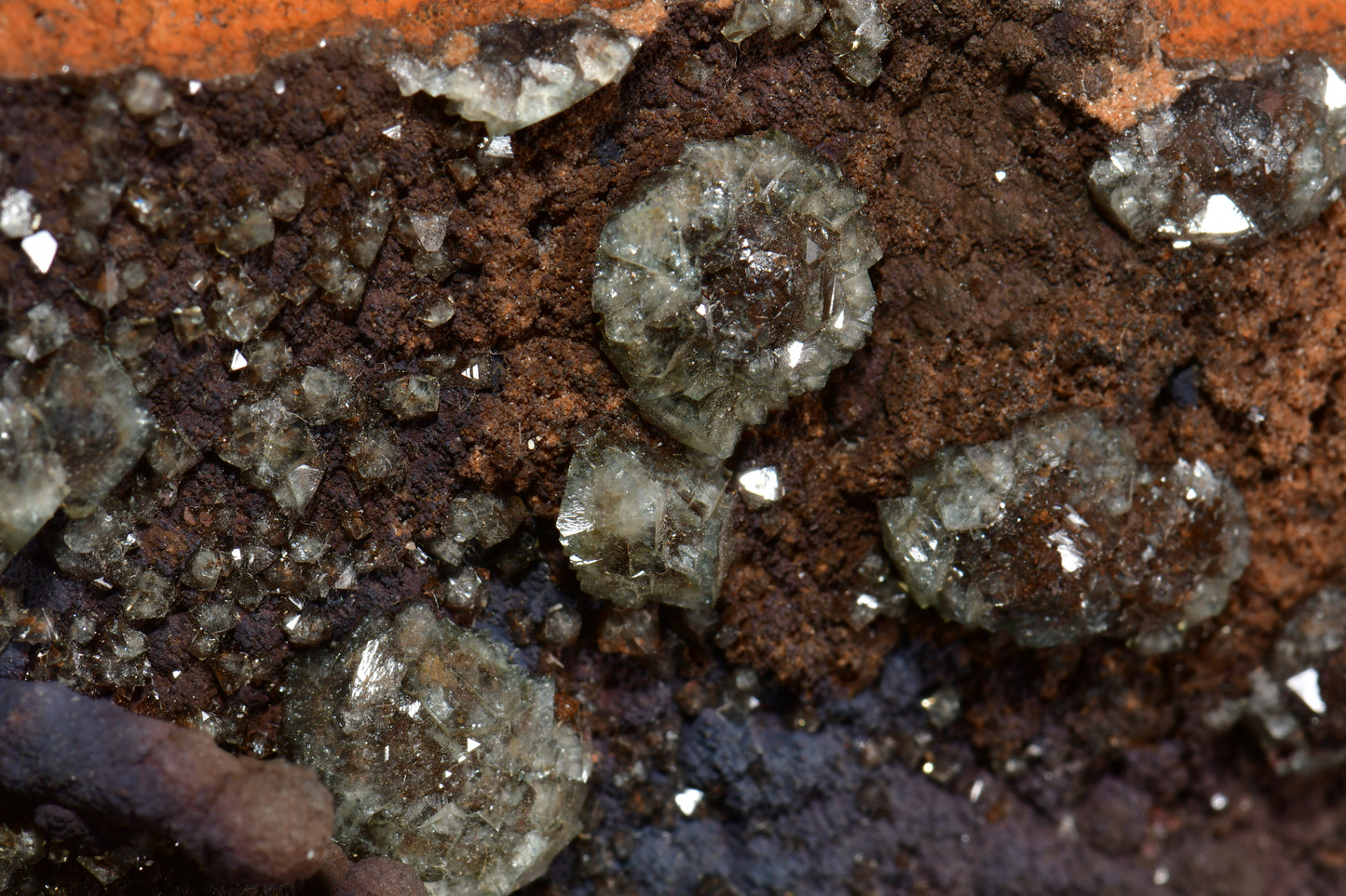 ADAMITE on LIMONITE (large cabinet)