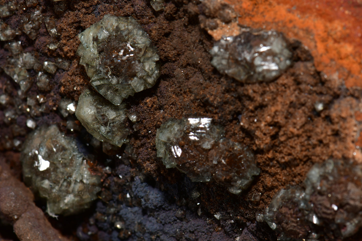 ADAMITE on LIMONITE (large cabinet)