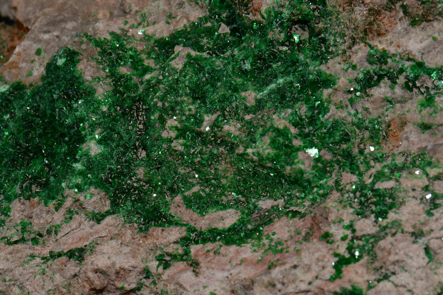 TORBERNITE (CHALCOLITE) (large cabinet)