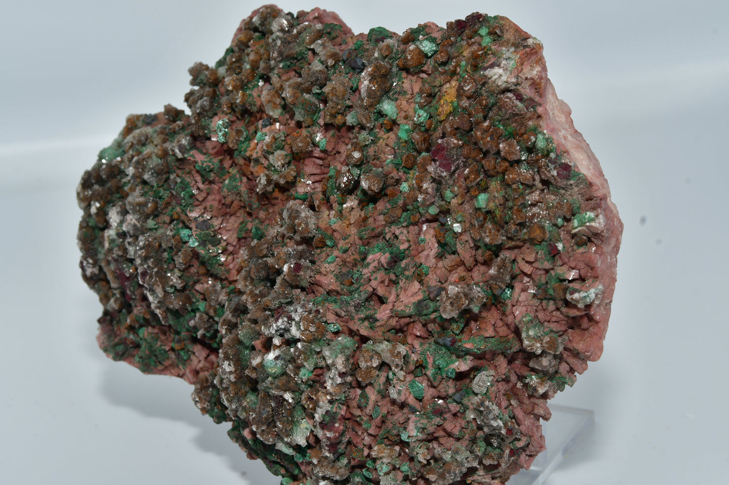 CHALCOPHYLLITE, MALACHITE, CUPRITE LARGE CABINET