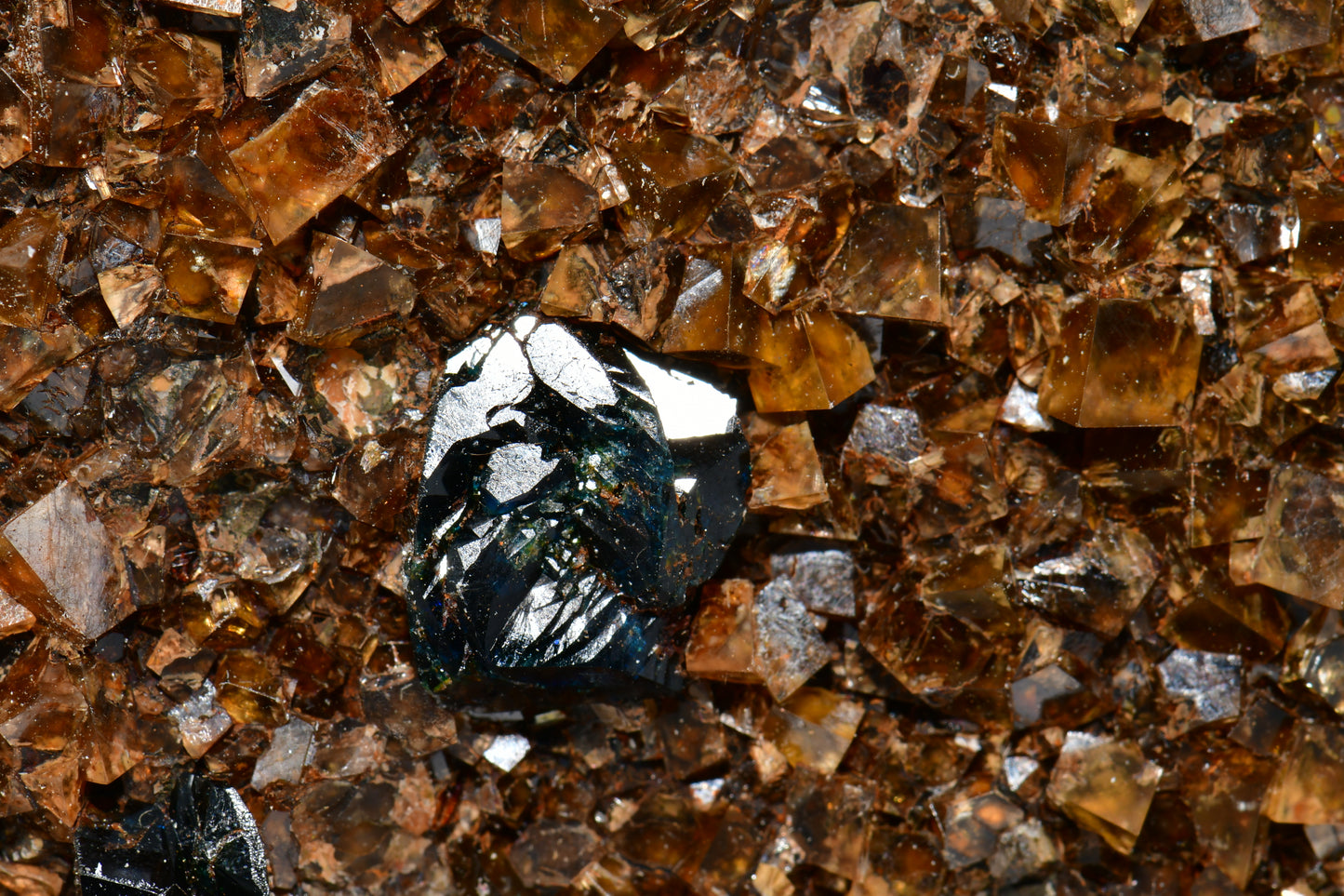 CASSITERITE and FLOURITE (large cabinet)