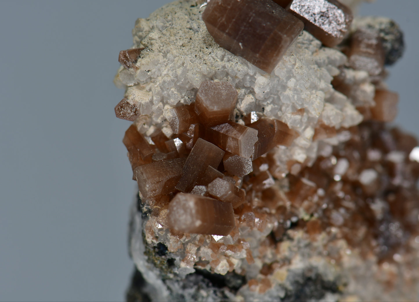 PYROMORPHITE, GALENA and QUARTZ (miniature)