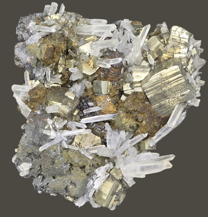 CHALCOPYRITE, PYRITE, SPHALERITE with QUARTZ