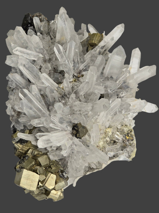 QUARTZ with PYRITE