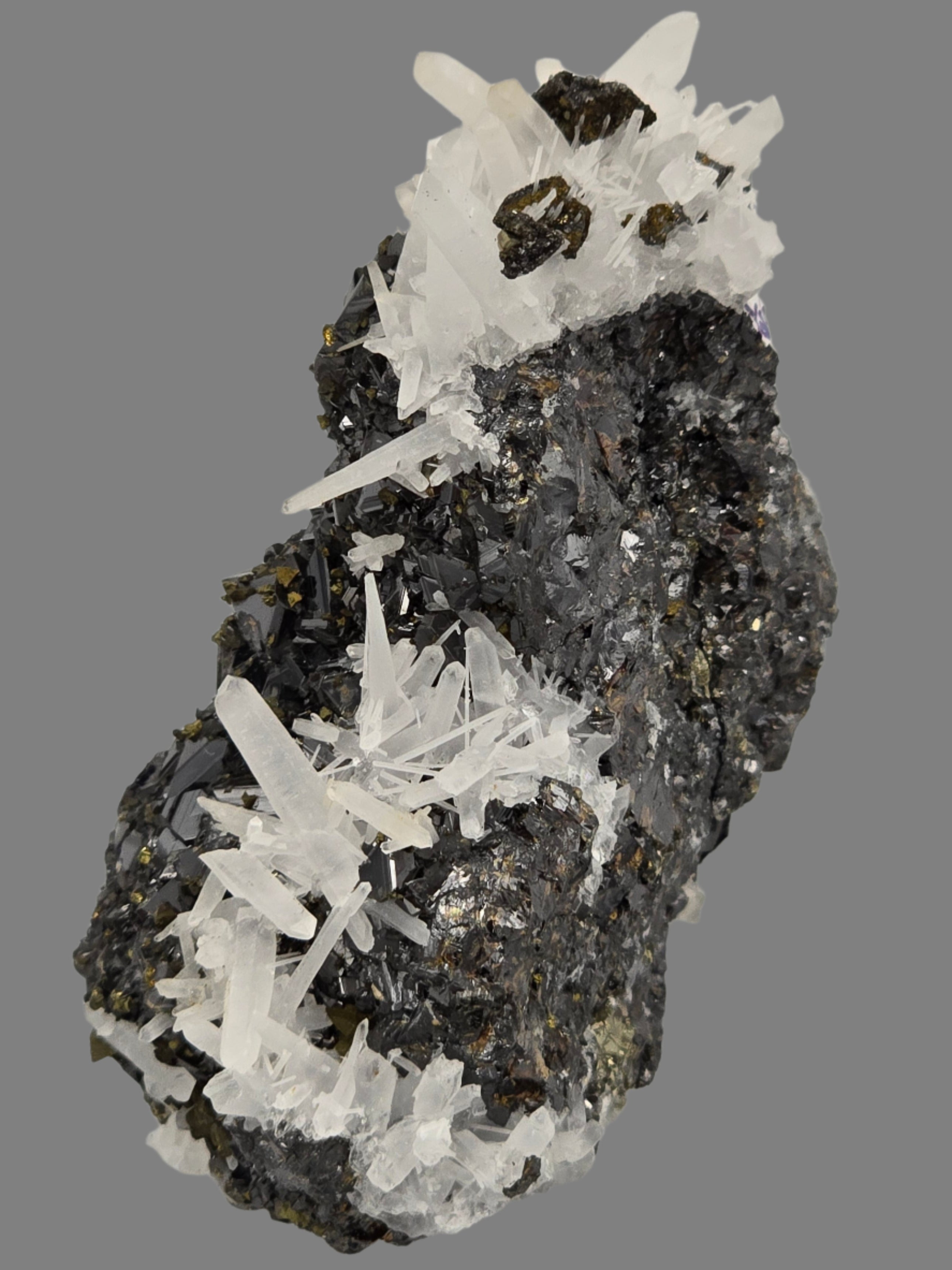 CHALCOPYRITE, SPHALERITE, QUARTZ  SMALL CABINET