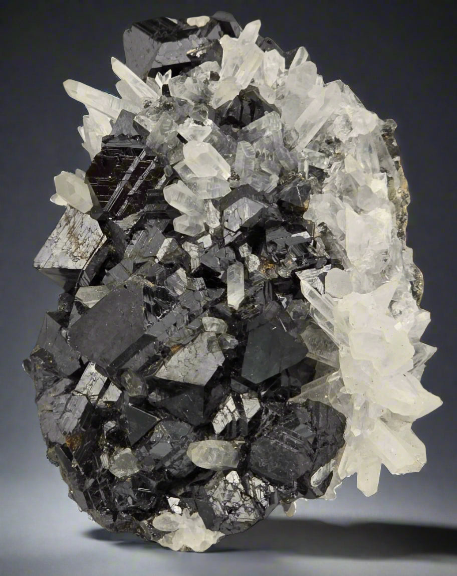 SPHALERITE, QUARTZ, CHALCOPYRITE (cabinet)
