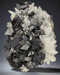 SPHALERITE, QUARTZ, CHALCOPYRITE, SAN JOSE DE HUAYLLAY DISTR. CERRO DE PASCO PROV, PÉROU (cabinet)