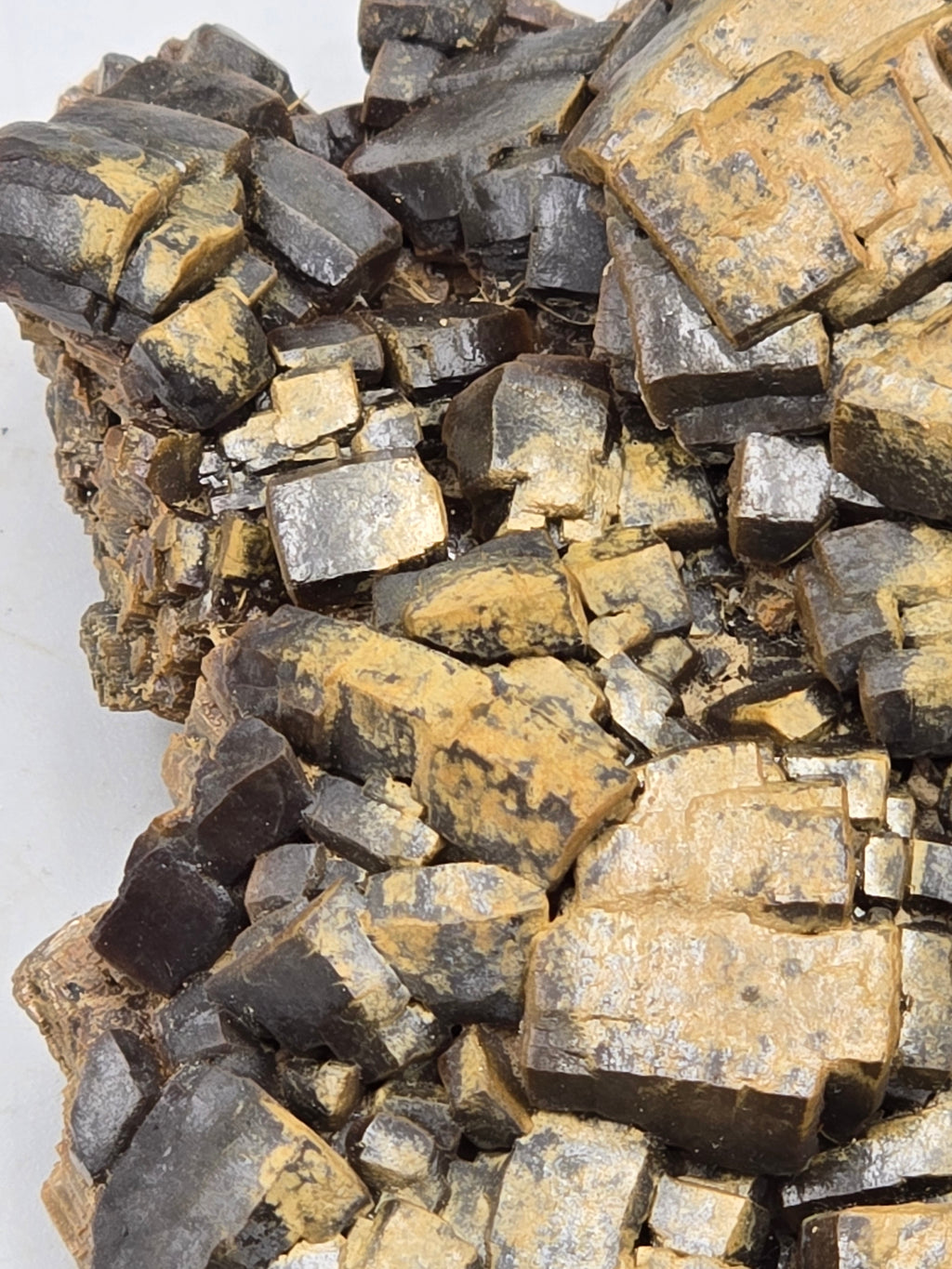 WULFENITE (pseudomorf after Galena) (large cabinet - unique specimen)