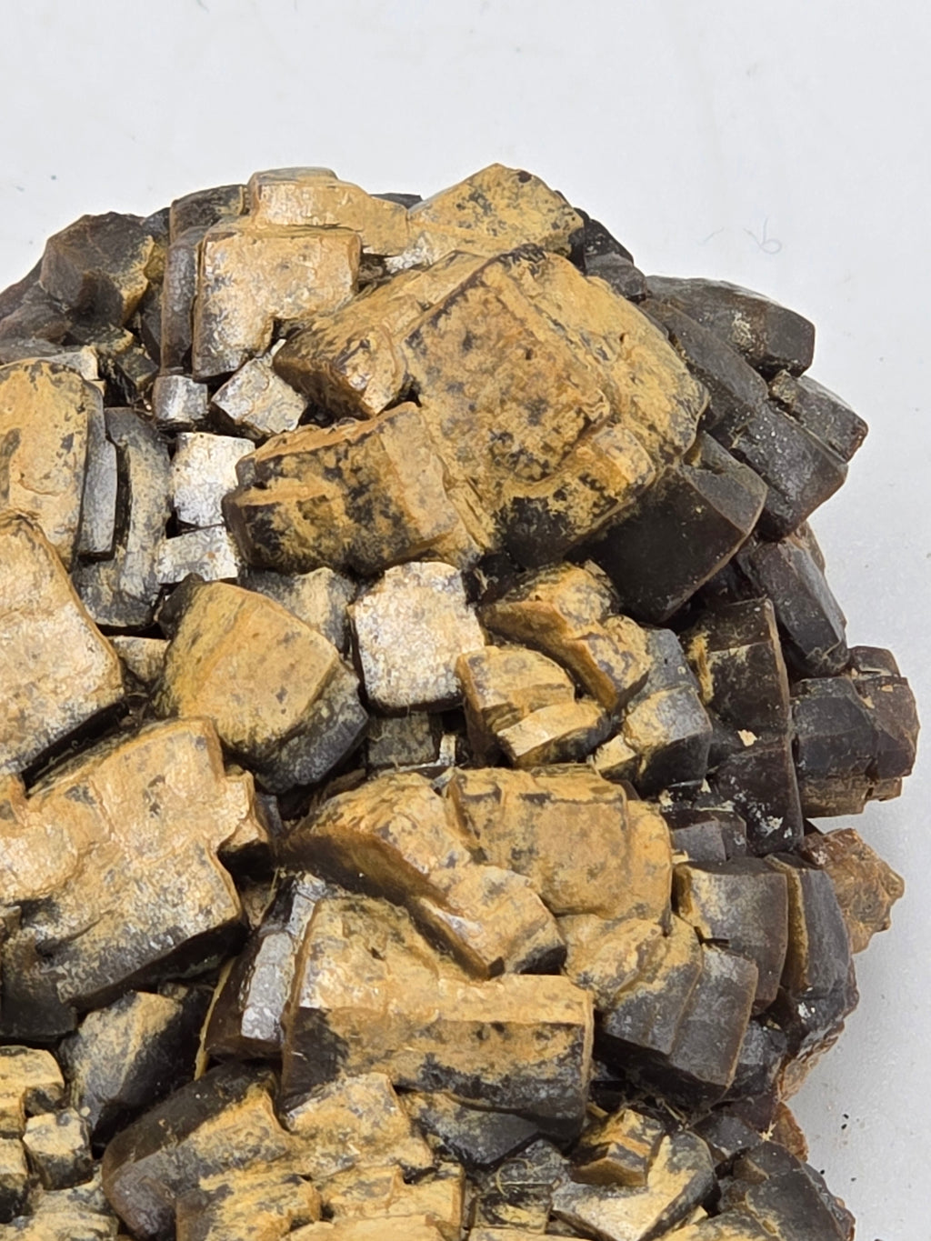 WULFENITE (pseudomorf after Galena) (large cabinet - unique specimen)