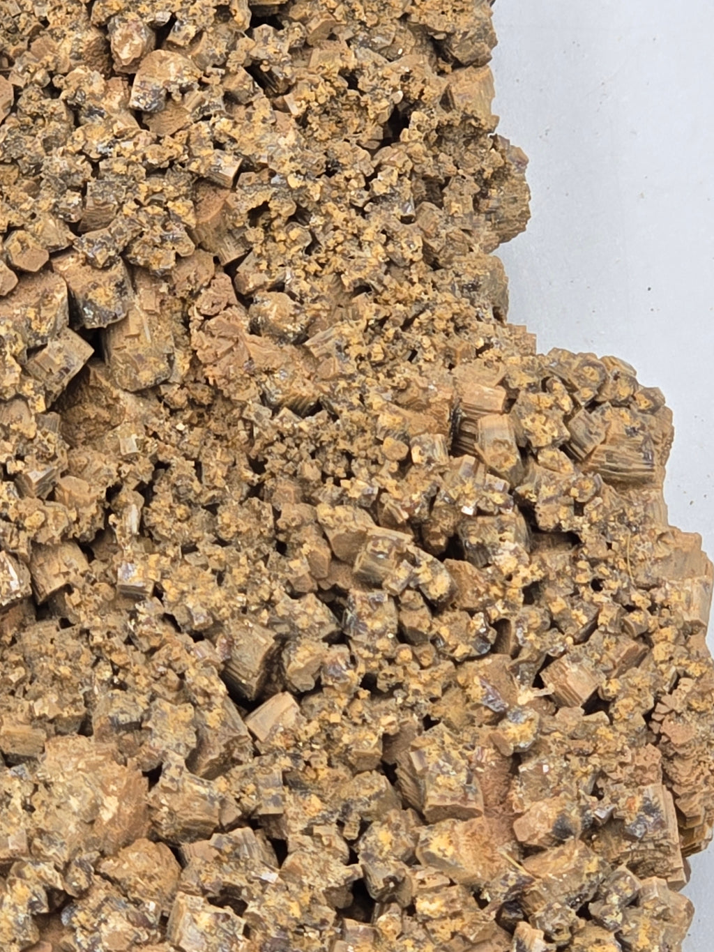 WULFENITE (pseudomorf after Galena) (large cabinet - unique specimen)