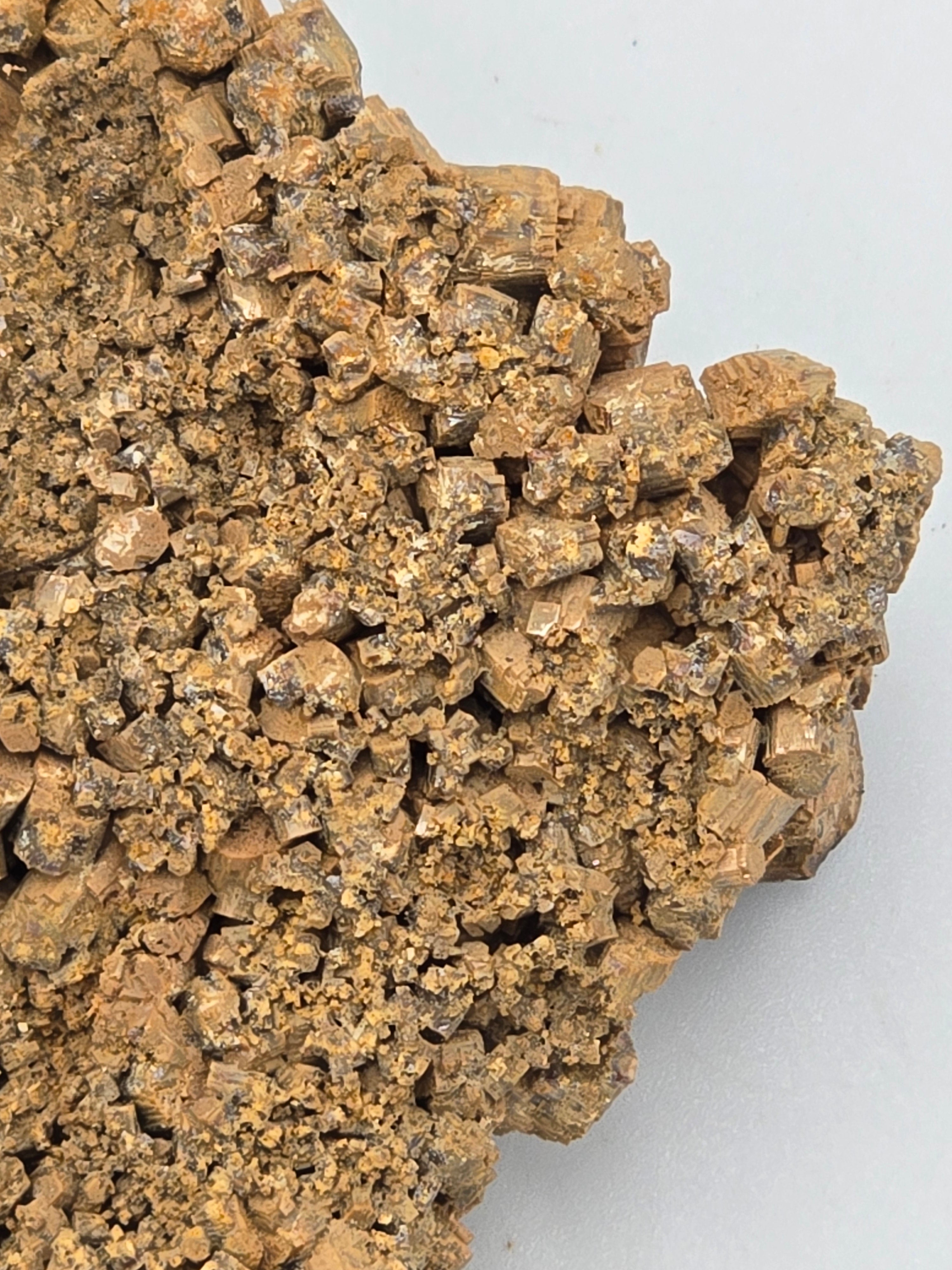 WULFENITE (pseudomorf after Galena) (large cabinet - unique specimen)