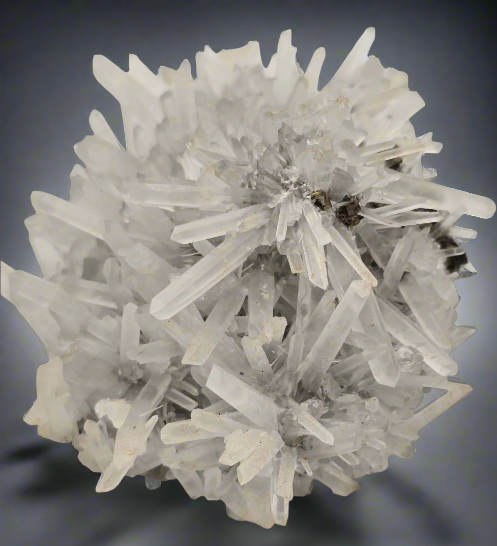 QUARTZ with SPHALERITE, CHALCOPYRITE, PYRITE and MANGANOCALCITE large cabinet