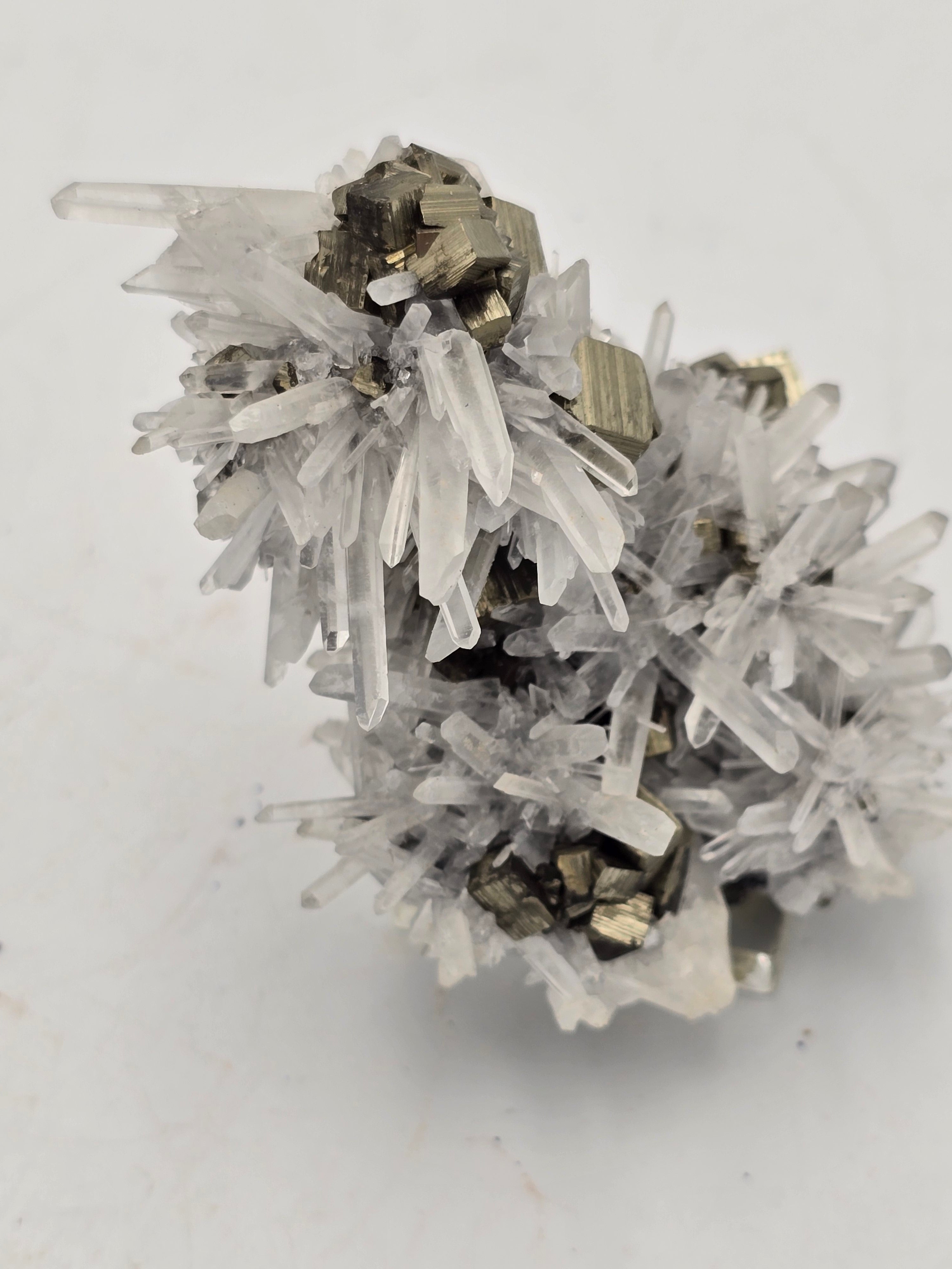 QUARTZ with PYRITE (small cabinet)