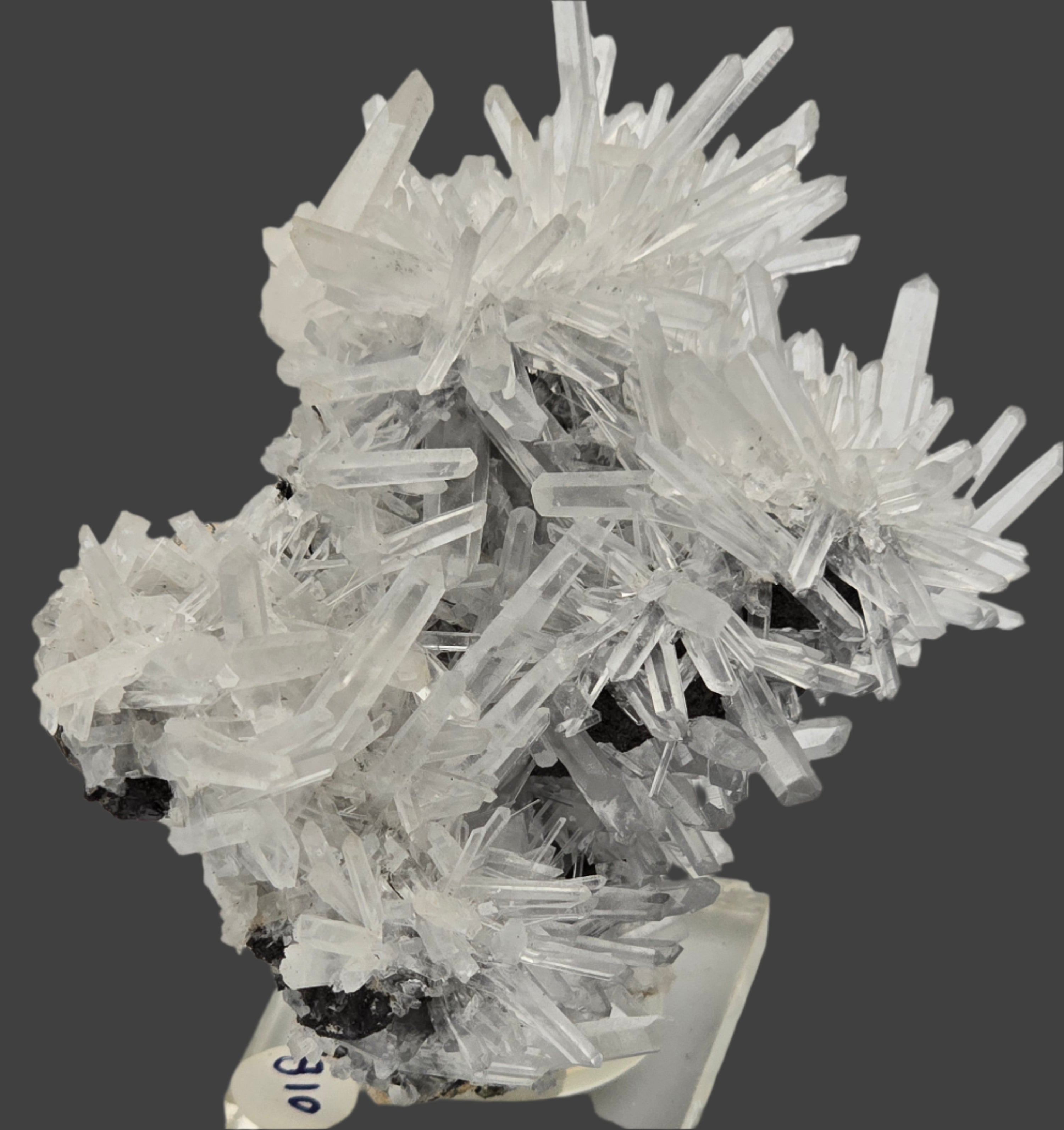 CHALCOPYRITE with QUARTZ and MANGANO CALCITE  SMALL CABINET