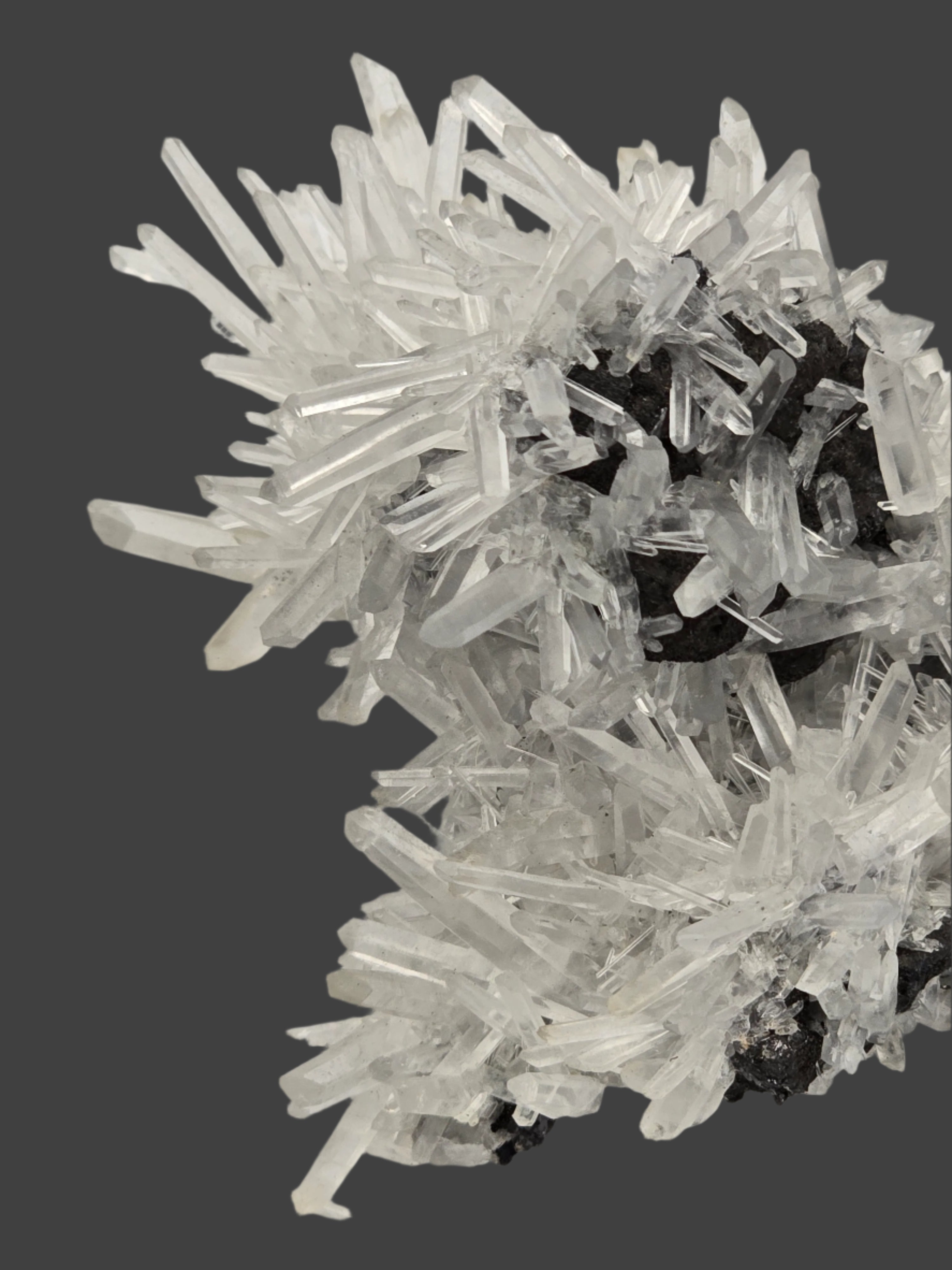 CHALCOPYRITE with QUARTZ and MANGANO CALCITE  SMALL CABINET