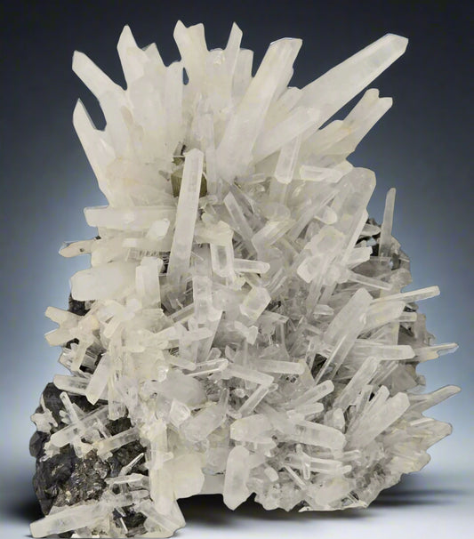 QUARTZ,  SPHALERITE AND PYRITE (cabinet)