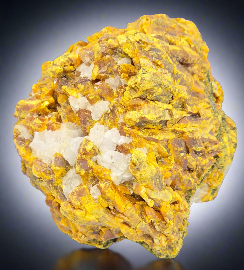 REALGAR with CALCITE (miniature)