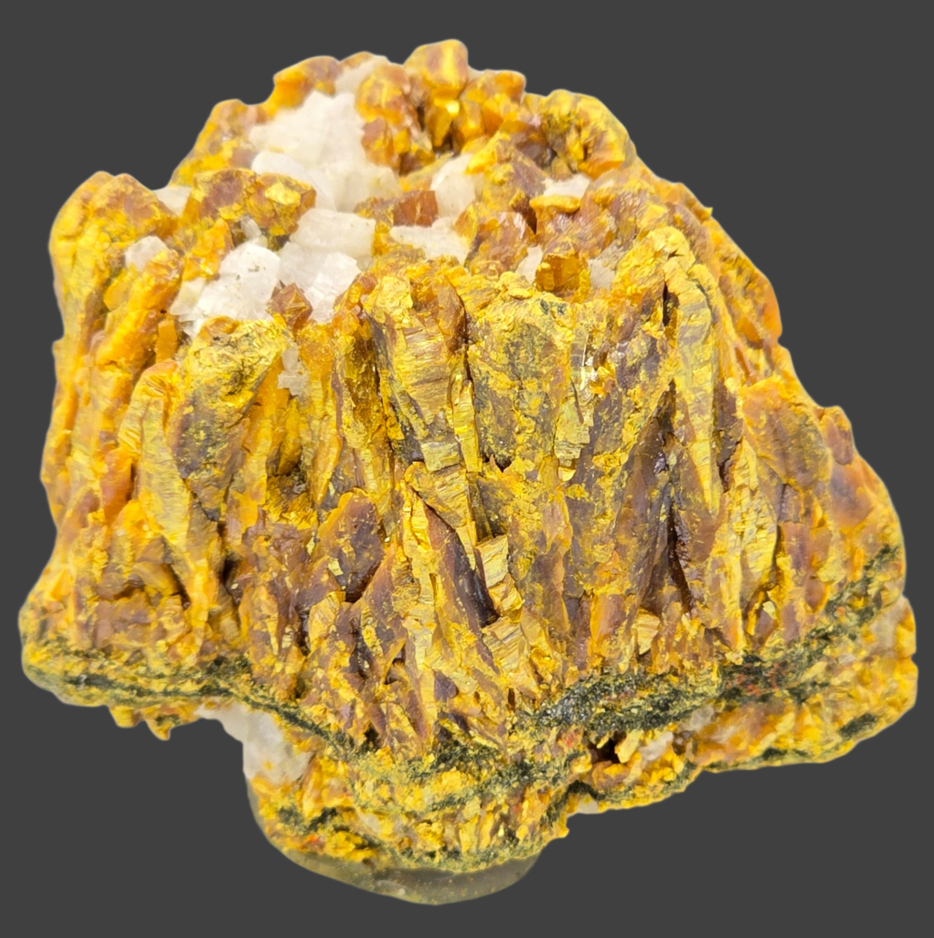 REALGAR with CALCITE (miniature)