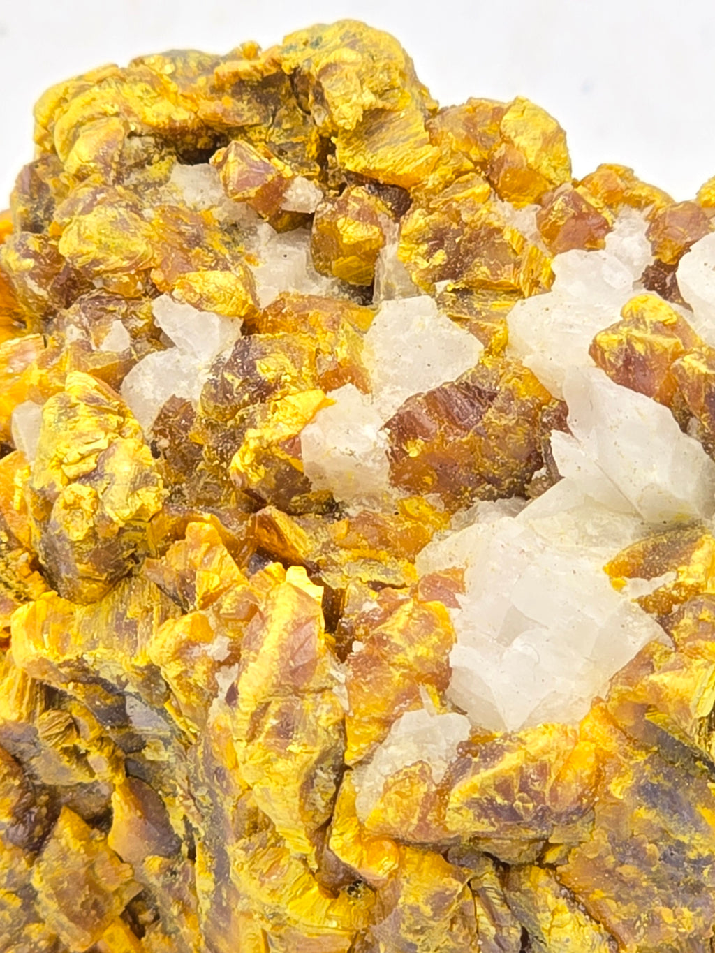 REALGAR with CALCITE (miniature)