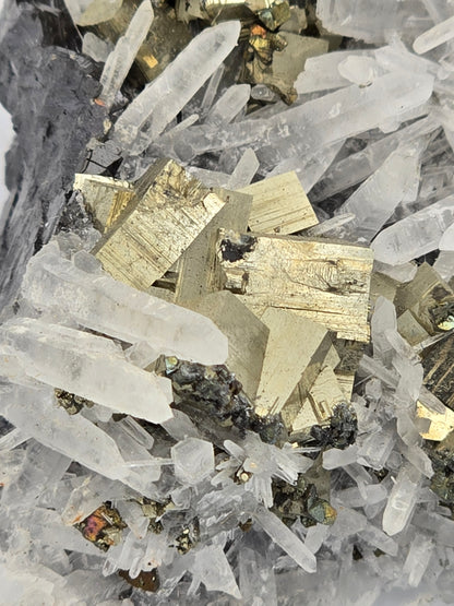 PYRITE, GALENA, QUARTZ