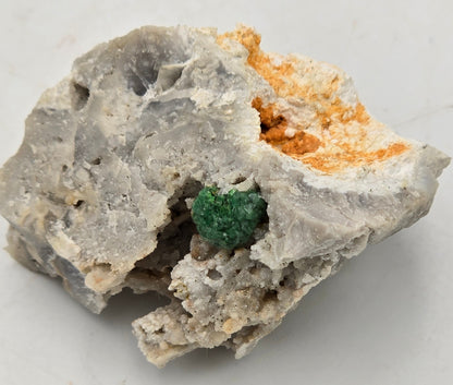 VARISCITE on CRANDALLITE