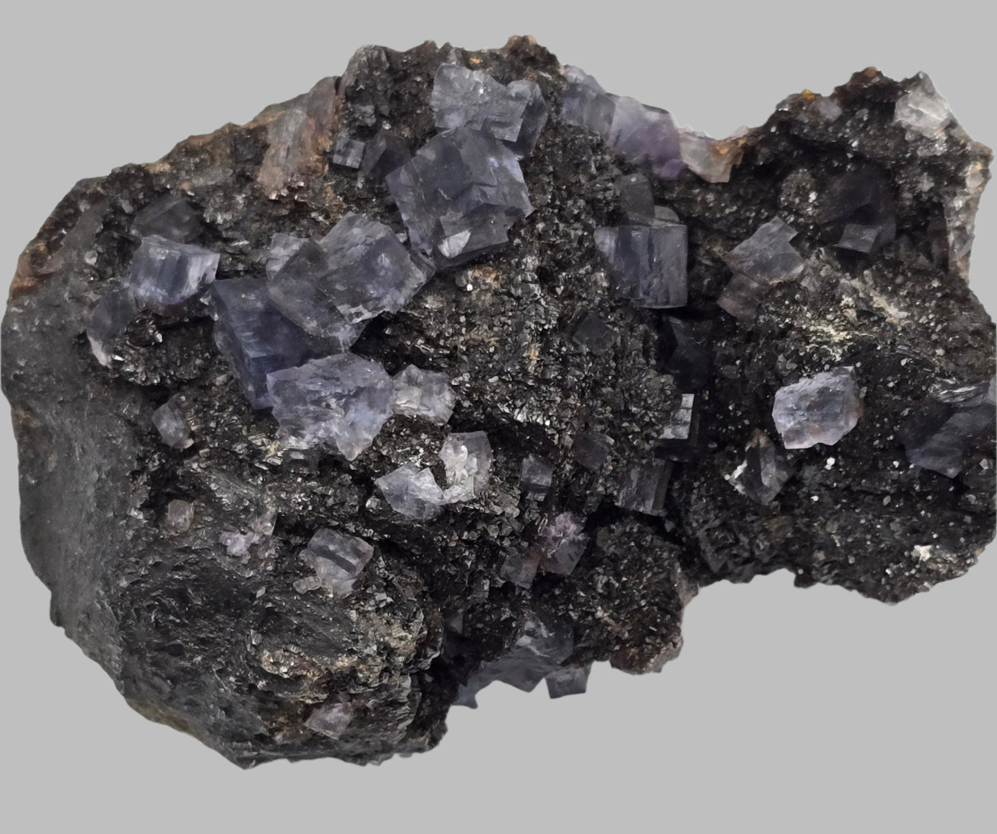 FLUORITE on SPHALERITE