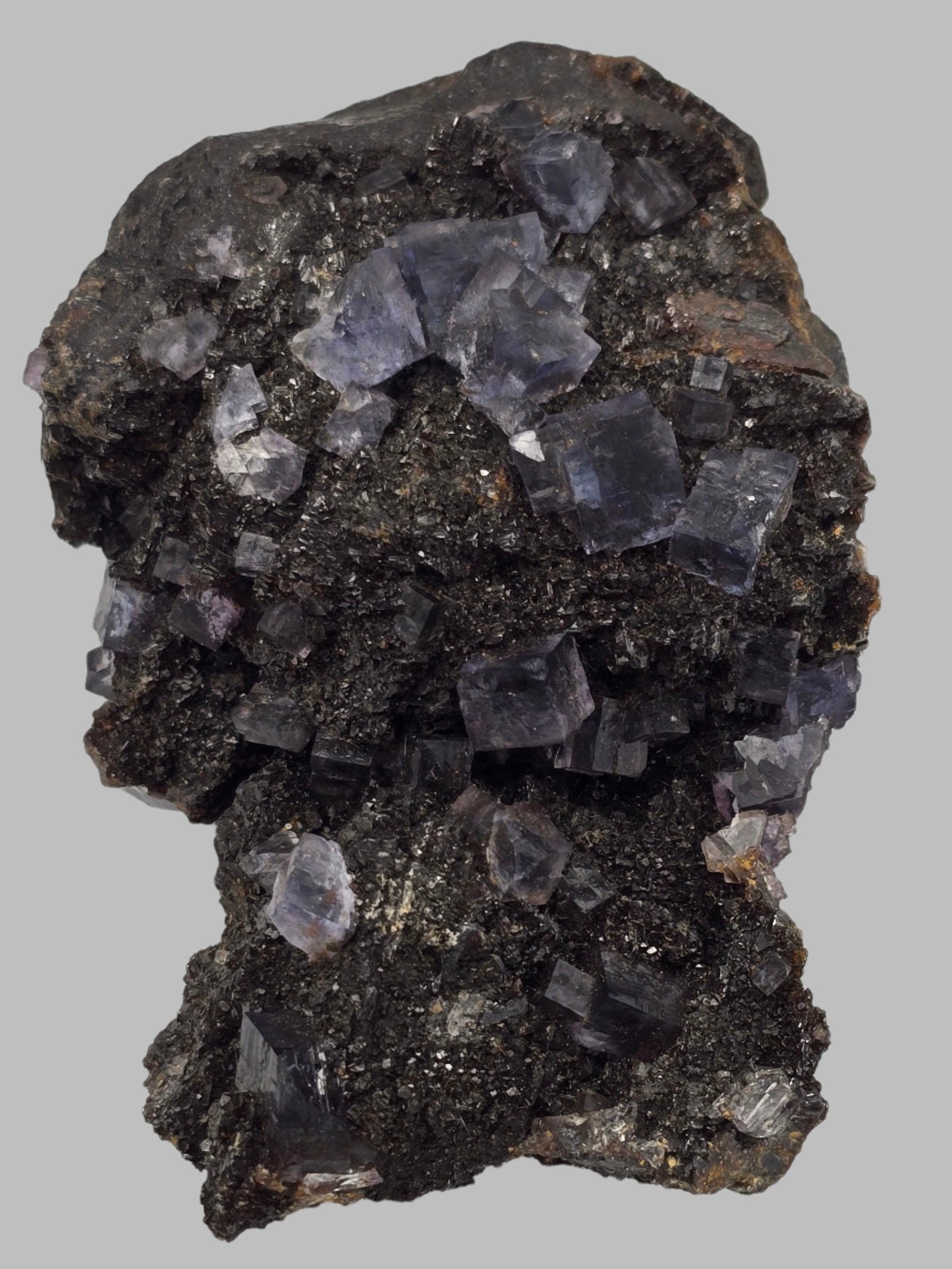 FLUORITE on SPHALERITE