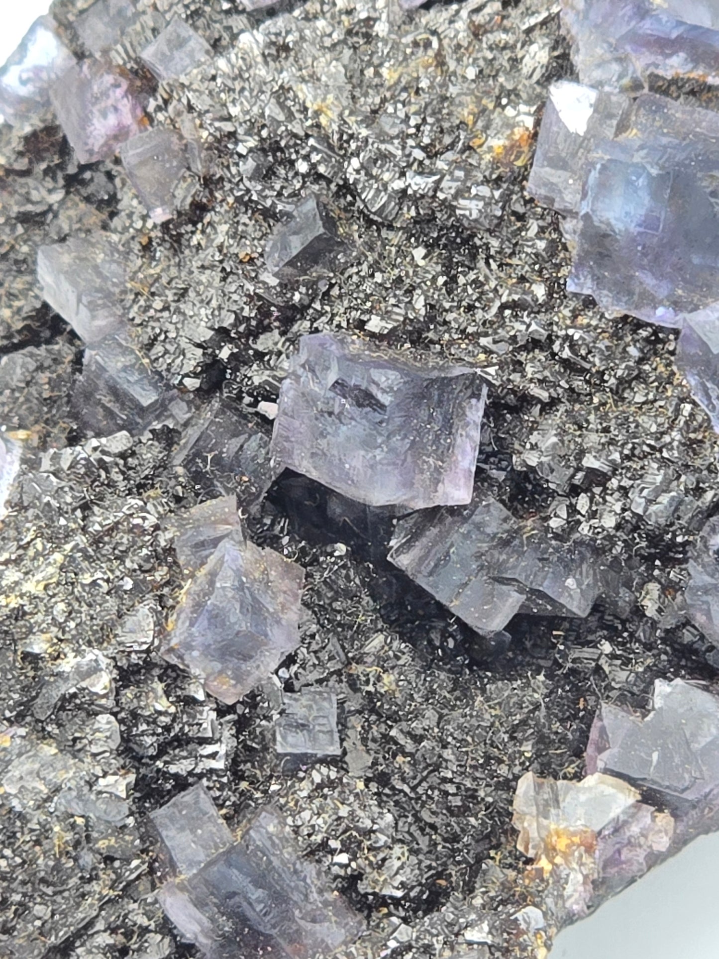 FLUORITE on SPHALERITE