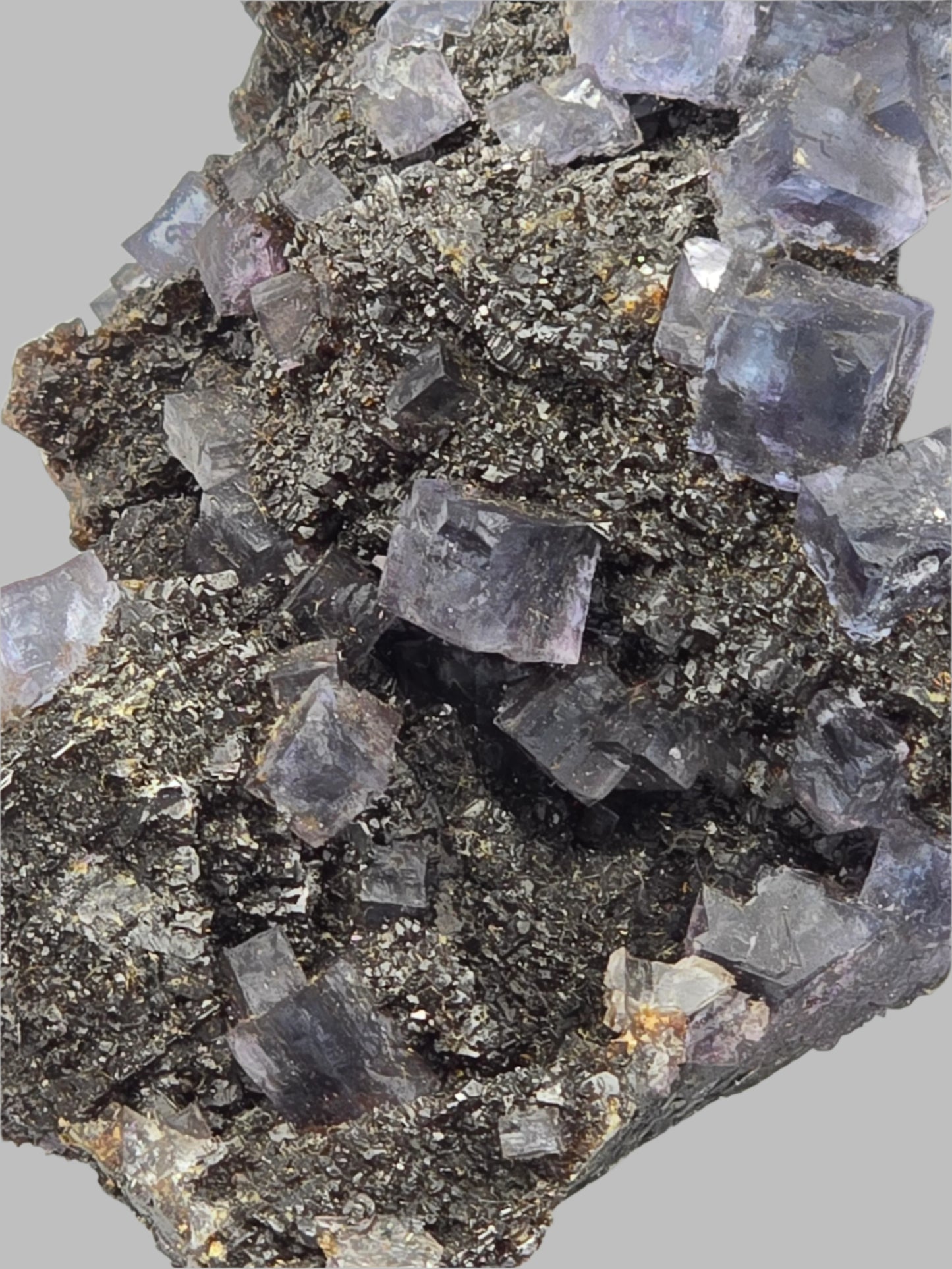 FLUORITE on SPHALERITE