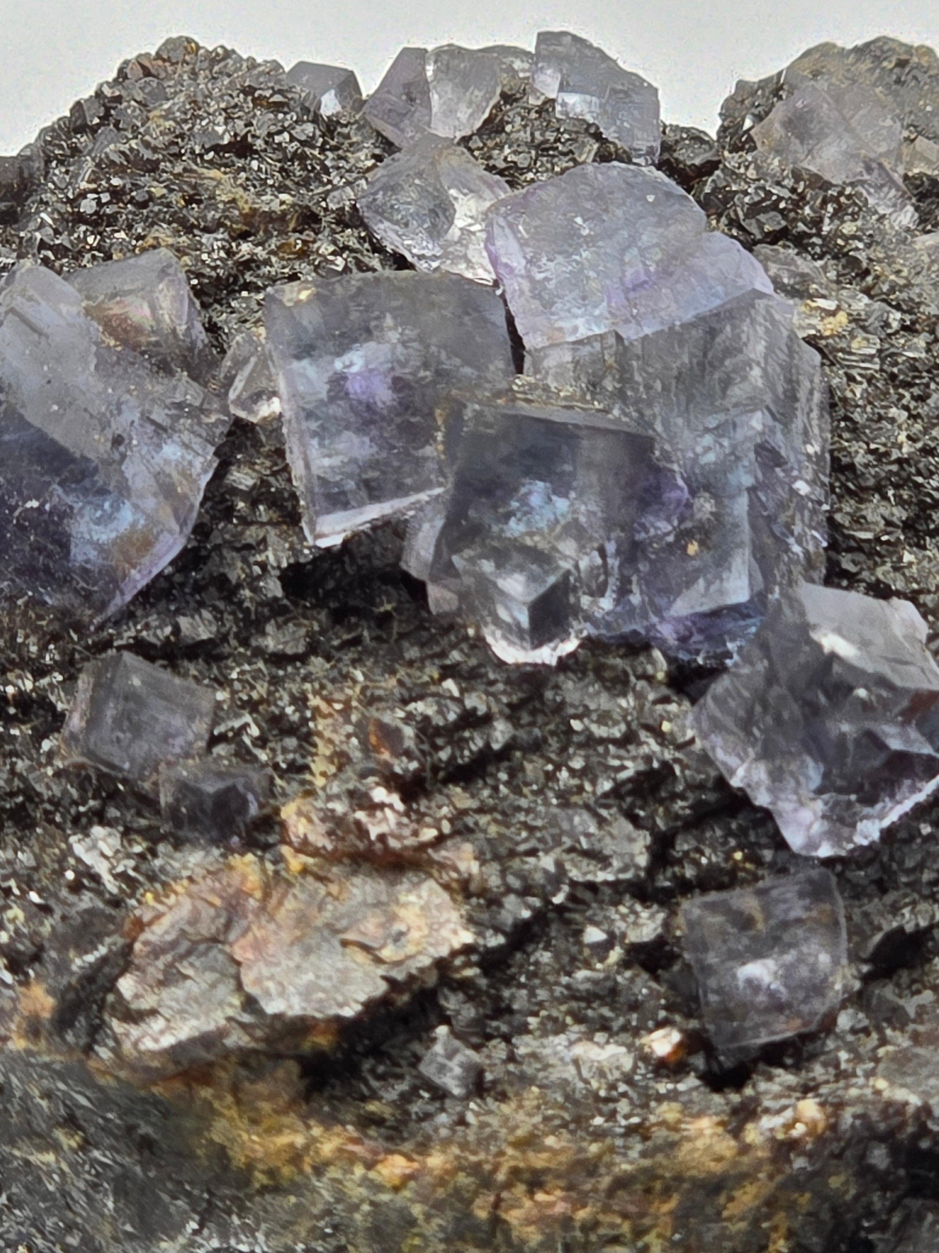 FLUORITE on SPHALERITE cabinet