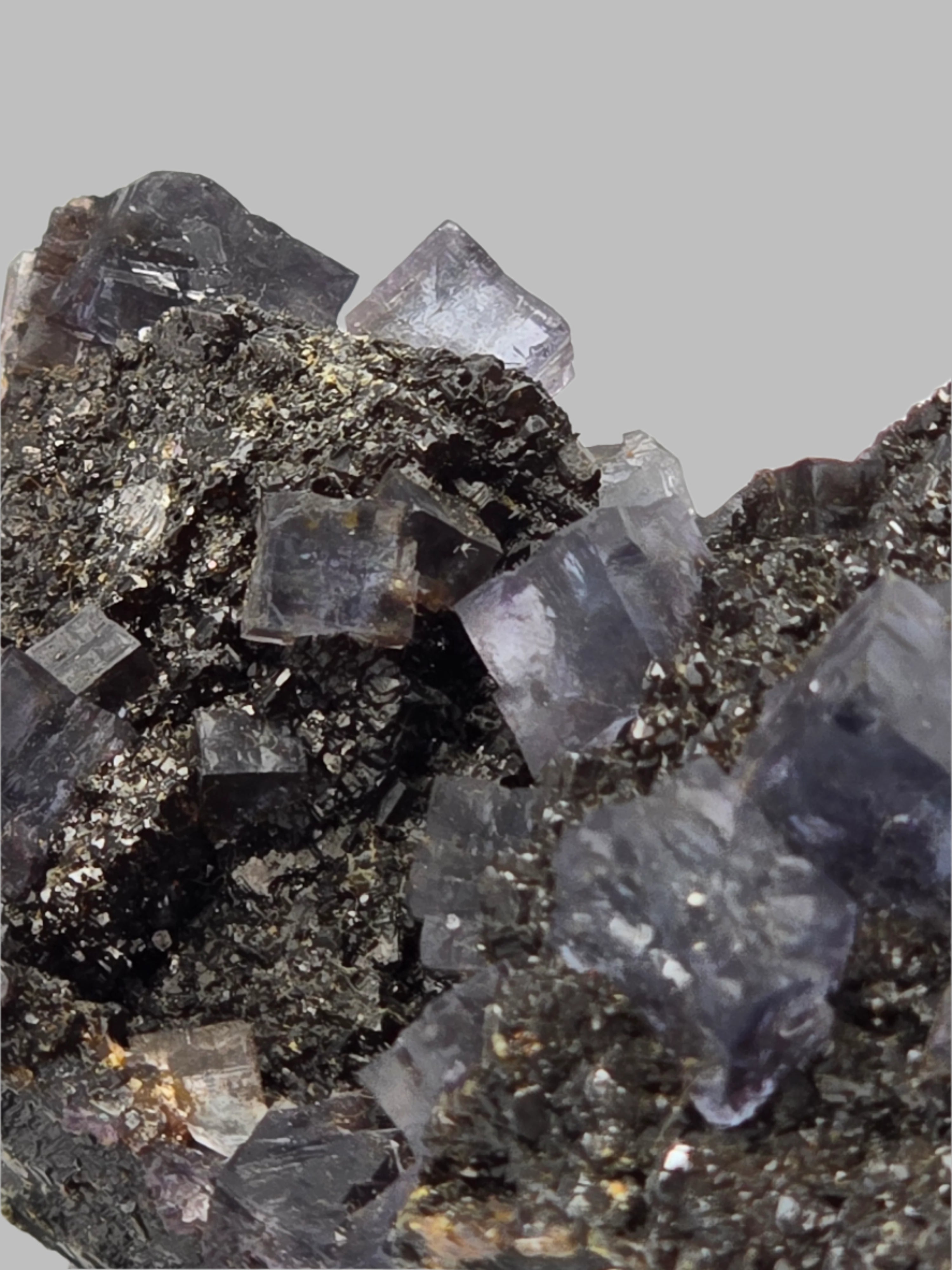 FLUORITE on SPHALERITE cabinet
